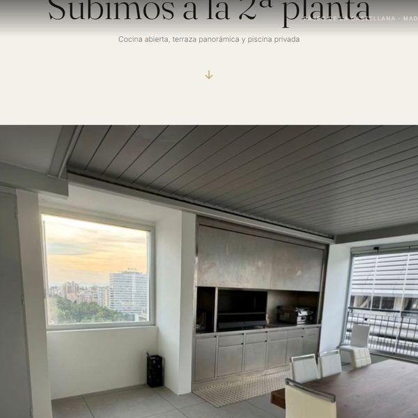 Recorrido por las estancias con el scroll